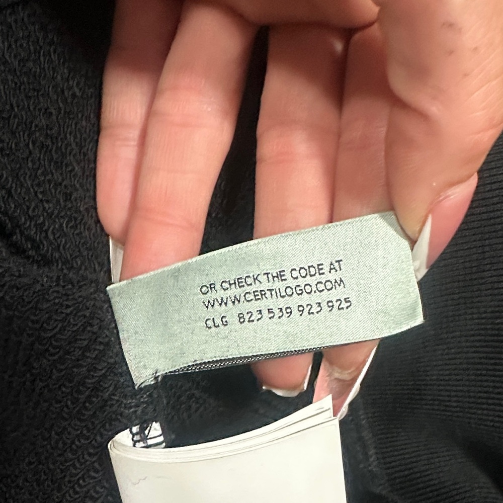 Off-White Black Hoodie with White Accents - authentic - Picture 6 of 6